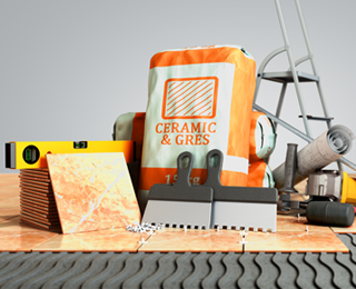 مواد البناء والتشطيب الأساسية